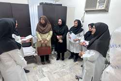  بازدید رئیس دانشکده پرستاری و مامایی شهید بهشتی رشت از آزمون جامع (فینال) پایان دوره دانشجویان کارشناسی ناپیوسته مامایی