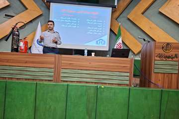 مانور آمادگی کارکنان در آتش سوزی و نحوه اطفاء حریق در دانشکده پرستاری و مامایی شهید بهشتی رشت