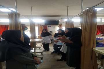 بازدید معاون آموزشی و مدیر گروه داخلی و جراحی دانشکده پرستاری و مامایی شهید بهشتی رشت از مراکز آموزشی درمانی پورسینا و دکترحشمت 