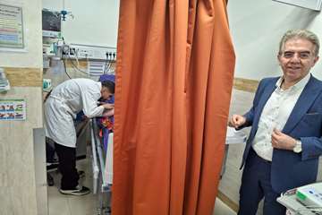 حضور در جمع دانشجویان کارآموز به مناسبت روز پرستار