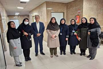 حضور در جمع دانشجویان کارآموز به مناسبت روز پرستار