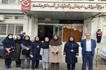 حضور در جمع دانشجویان کارآموز به مناسبت روز پرستار