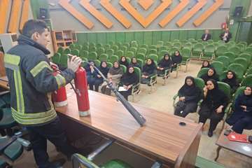 مانور آموزشی اطفای حریق