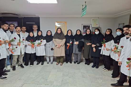 حضور در جمع دانشجویان کارآموز به مناسبت روز پرستار 